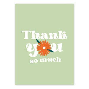 Sieraden kaartjes "Thank you so much" Light green-onderdelen-Kraaltjes van Renate