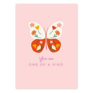 Sieraden kaartjes &quot;You are one of a kind&quot; Light pink-onderdelen-Kraaltjes van Renate