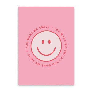 Sieraden kaartjes &quot;You make me smile&quot; Pink-onderdelen-Kraaltjes van Renate