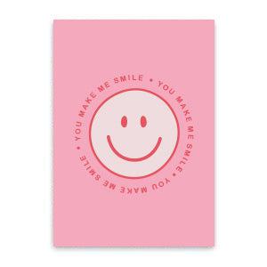 Sieraden kaartjes "You make me smile" Pink-onderdelen-Kraaltjes van Renate