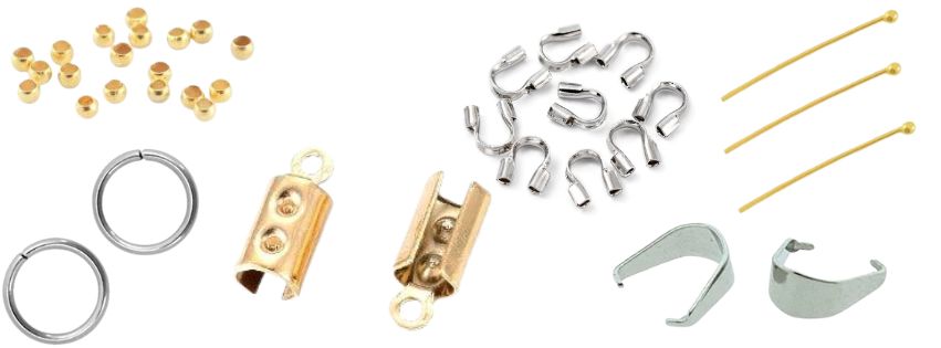Sieraden onderdelen zoals bedelklemmen en ringetjes