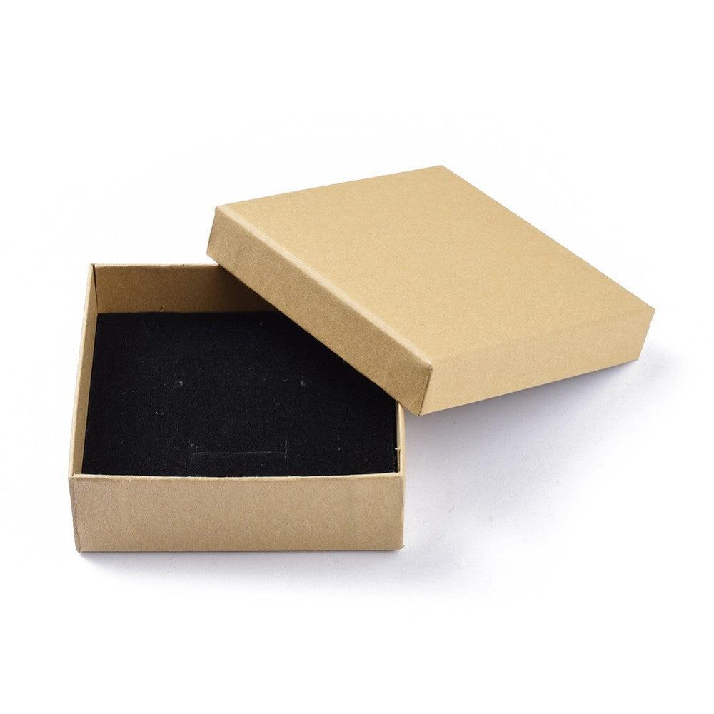 Sieradendoosje Kraft 9x9x3cm-Gifts-Kraaltjes van Renate