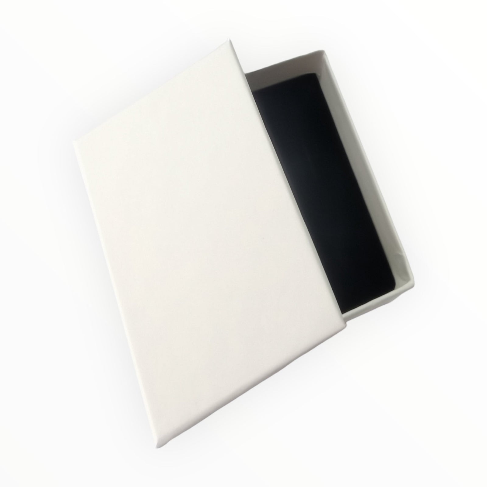 Sieradendoosje Kraft wit 9x7x3cm-Gifts-Kraaltjes van Renate