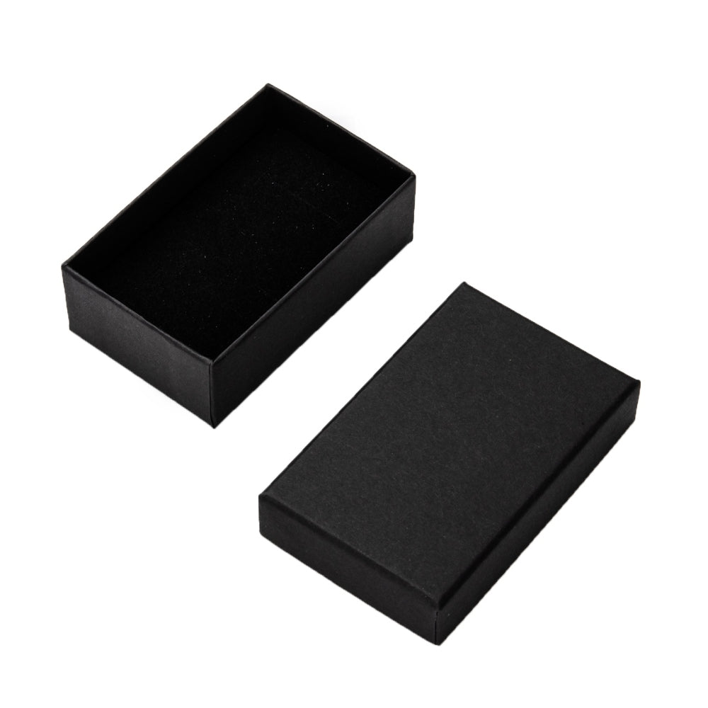 Sieradendoosje Kraft zwart 8x5x3cm-Gifts-Kraaltjes van Renate