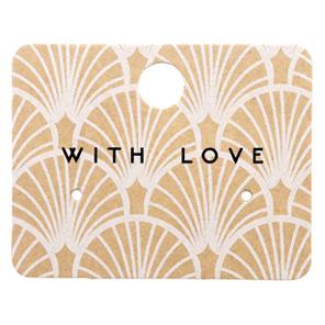 Sieradenkaartjes Kraft 'with love' - 5 stuks-Kraaltjes van Renate