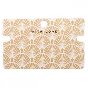 Sieradenkaartjes Kraft 'with love' - 5 stuks-Kraaltjes van Renate