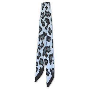 Sjaaltje Print Panter Blauw / Zwart / Grijs - per stuk-koord-Kraaltjes van Renate