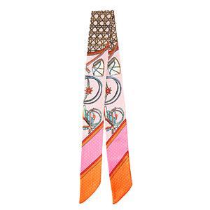 Sjaaltje Print Roze / Oranje - per stuk-koord-Kraaltjes van Renate