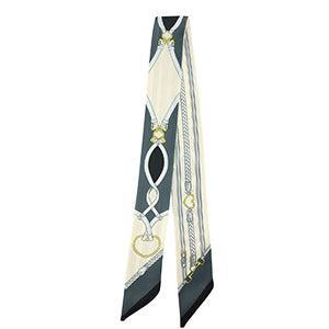 Sjaaltje Print vlecht Off white-light grey-grey - per stuk-koord-Kraaltjes van Renate