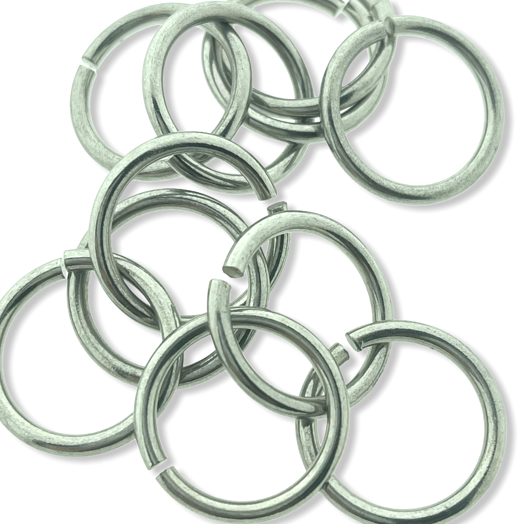 Sleutel ring RVS Zilver 20x2mm-Kraaltjes van Renate