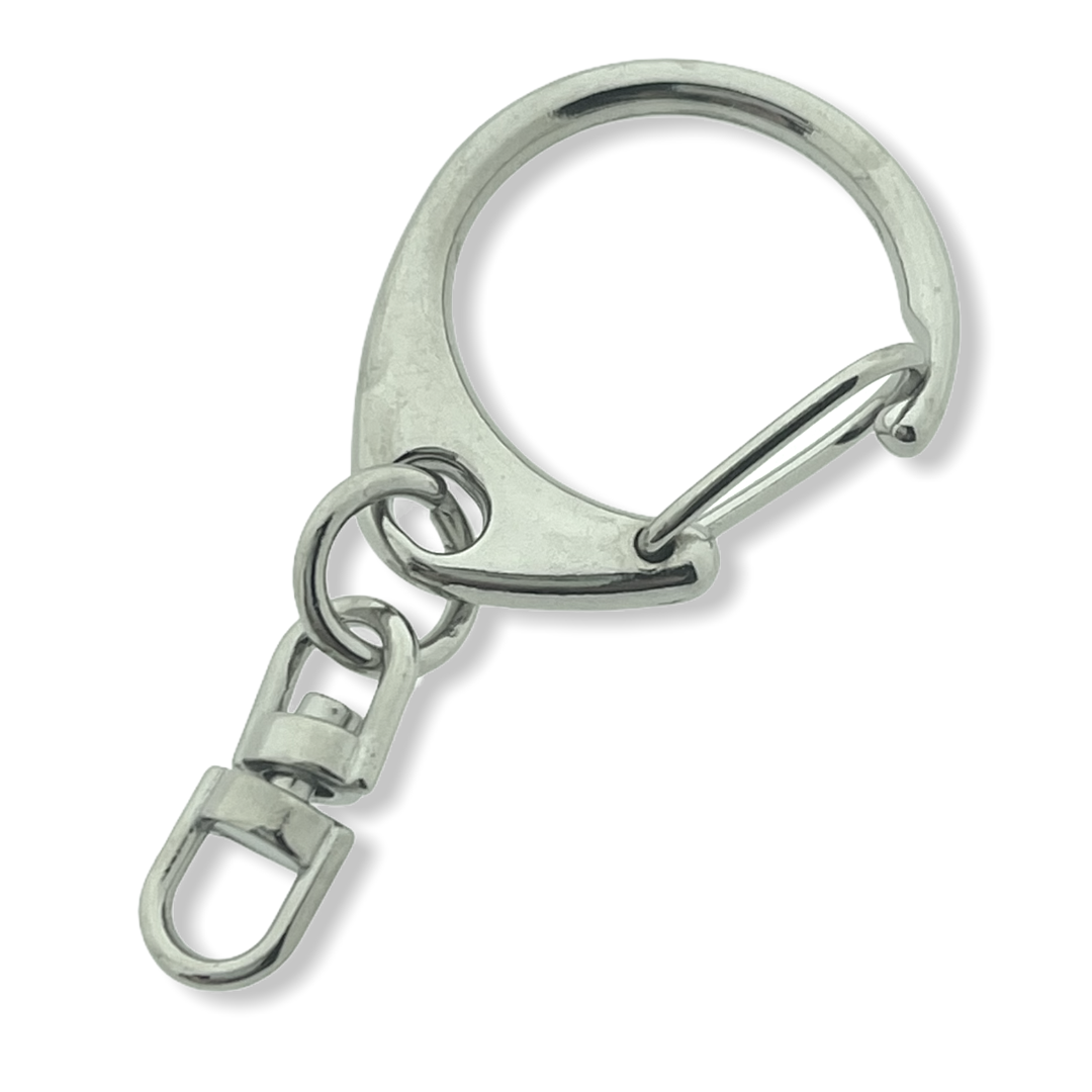 Sleutelhanger Zilver 22x47mm-Kraaltjes van Renate