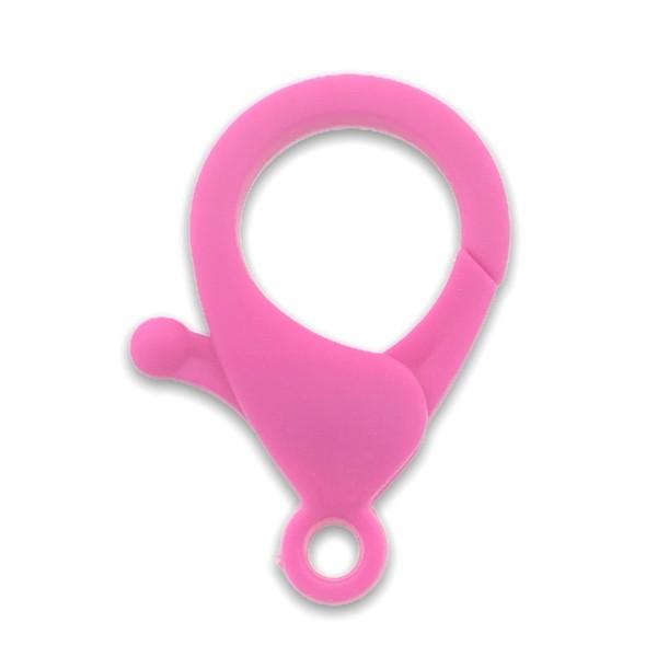 Sleutelhanger acryl roze 35x25mm-Kraaltjes van Renate