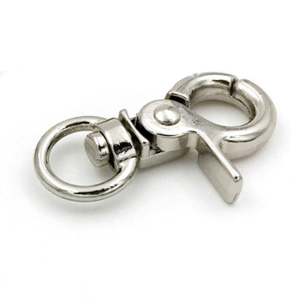 Sleutelhanger haak Zilver 47x22mm - per stuk-Kralen-Kraaltjes van Renate