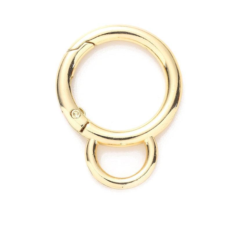 Sleutelhanger rond Goud 44mm - per stuk-Kralen-Kraaltjes van Renate