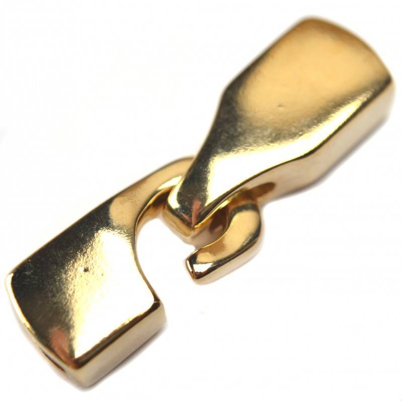 Sluiting Ø8x2.5mm metaal goud DQ-Kraaltjes van Renate