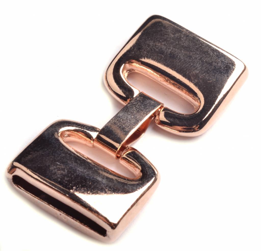 Sluiting clip Ø20x2.5mm Rosegold DQ-Kraaltjes van Renate