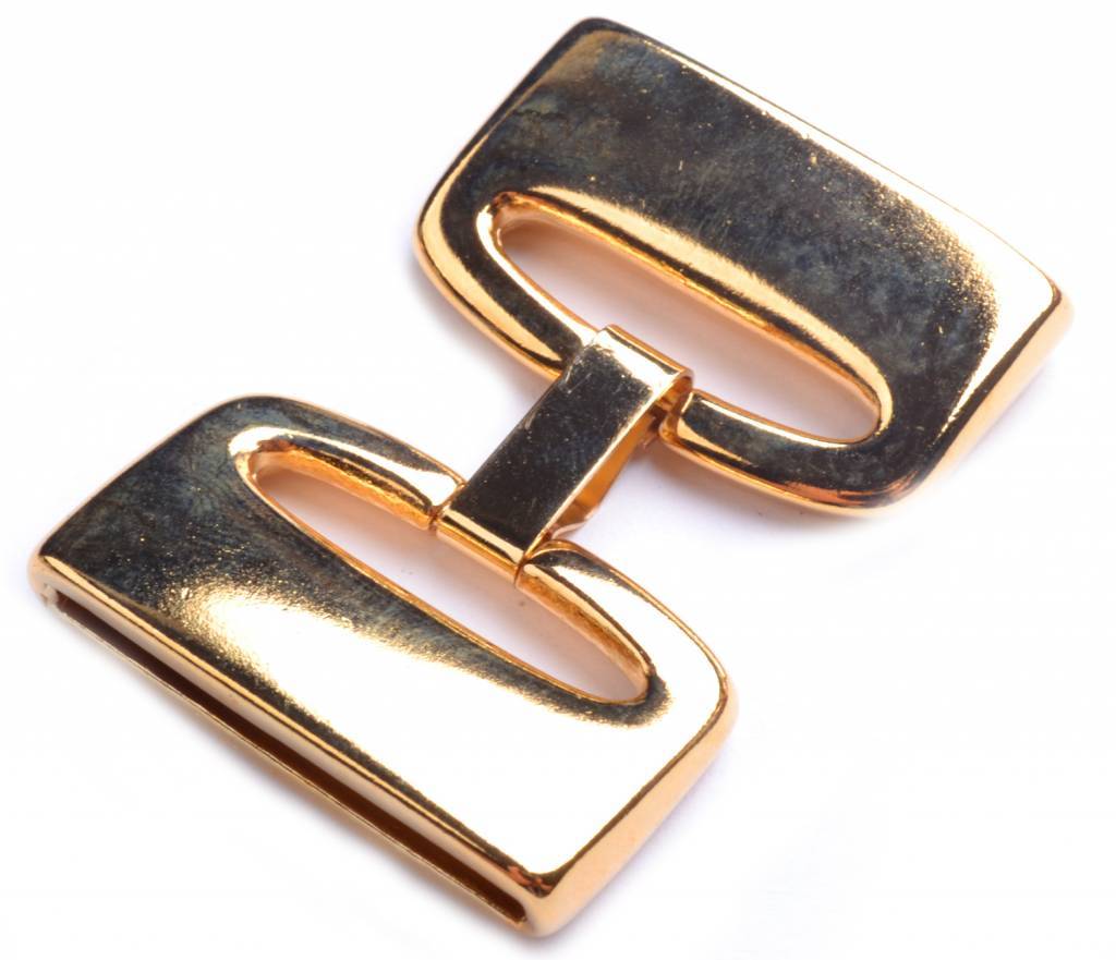 Sluiting clip Ø30x2.5mm Goud DQ-Kraaltjes van Renate