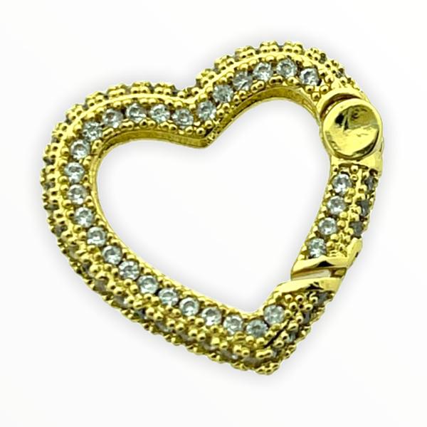 Sluiting zirkonia hart goud 18mm-Kraaltjes van Renate