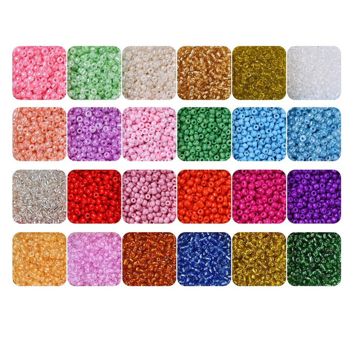 Starters set met rocailles, elastiek en meer - per set-gereedschap-Kraaltjes van Renate