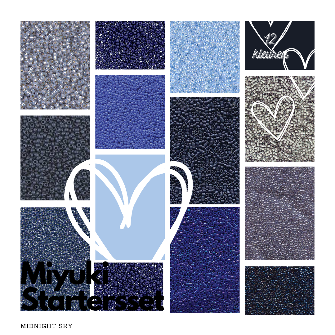 Starters set weven inclusief weefraam - Midnight Sky-gereedschap-Kraaltjes van Renate
