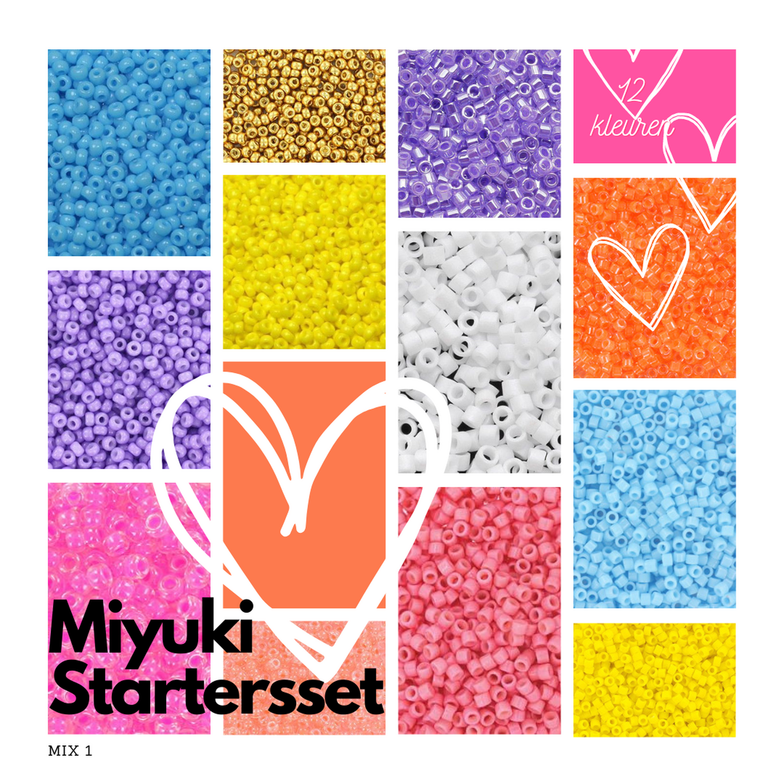 Starters set weven inclusief weefraam - Summer Dream-gereedschap-Kraaltjes van Renate