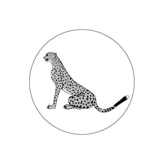 Stickers Jaguar zittend 40mm - 10 stuks-Kraaltjes van Renate