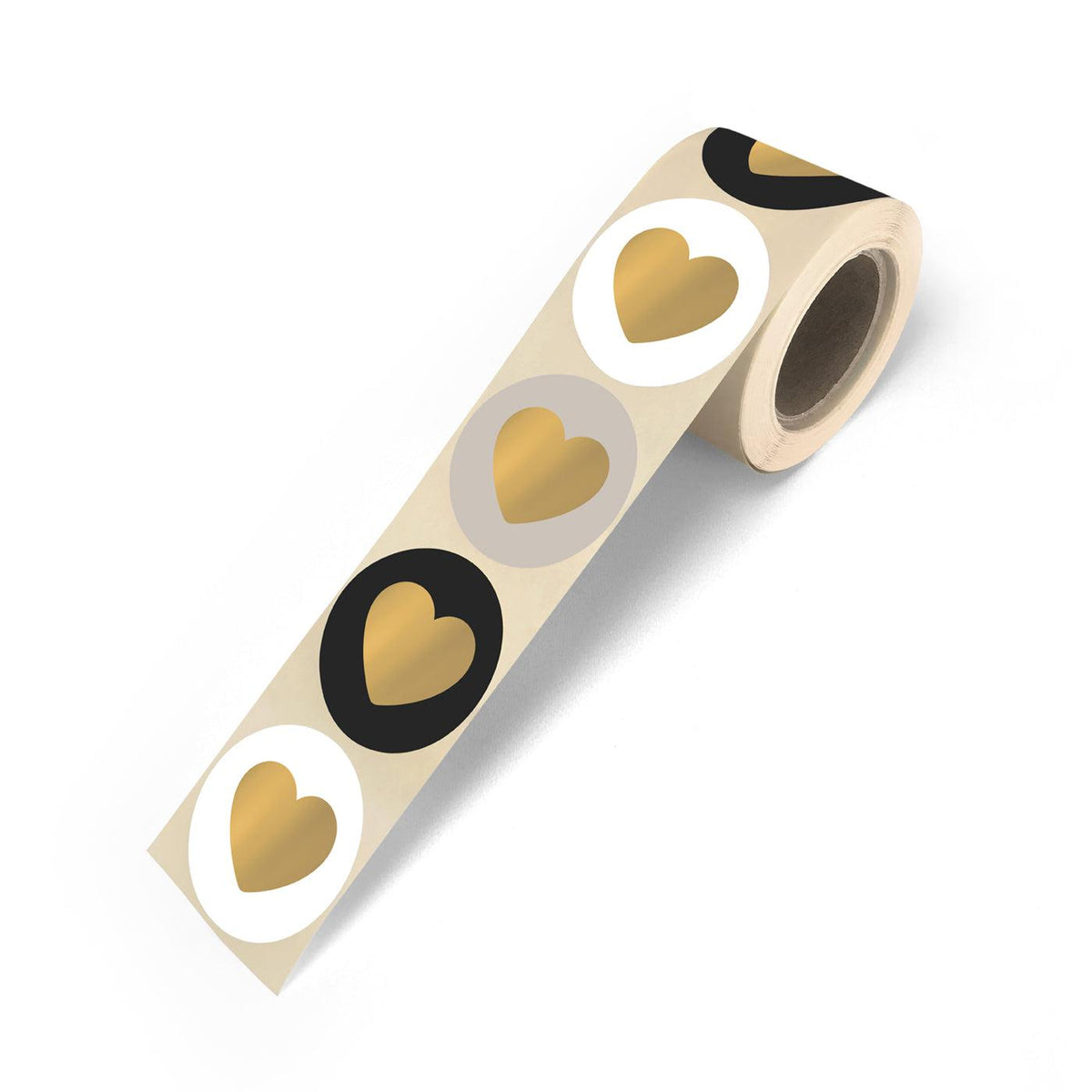 Stickers Lovely hearts chique 50mm - 10 stuks-Gifts-Kraaltjes van Renate