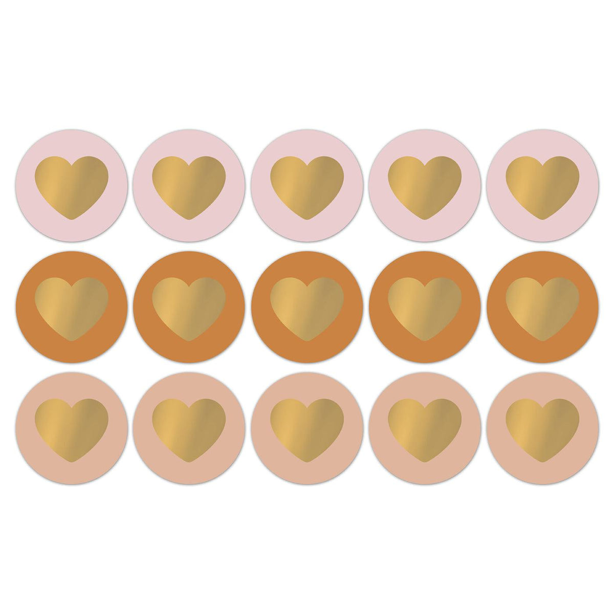Stickers Lovely hearts warm 50mm - 10 stuks-Gifts-Kraaltjes van Renate