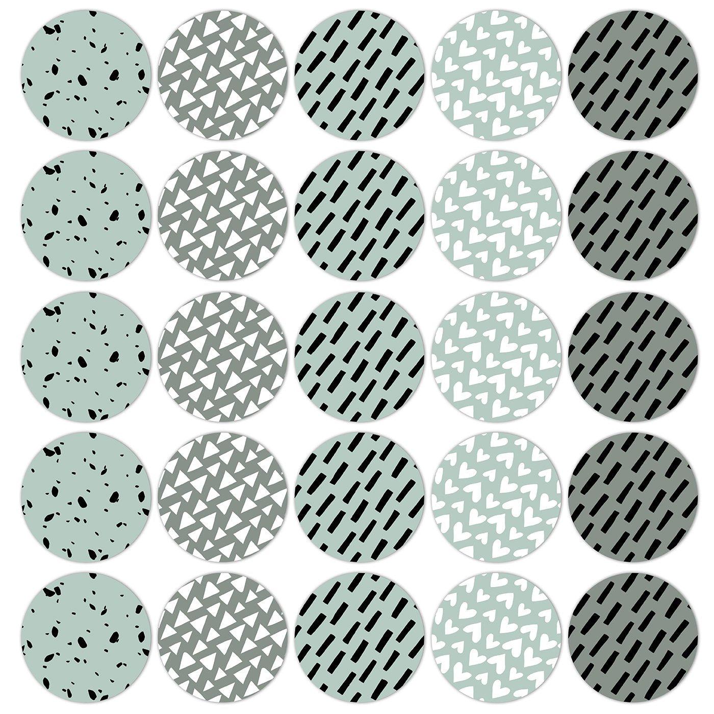 Stickers Natural Senses cool 50mm - 10 stuks-Kraaltjes van Renate