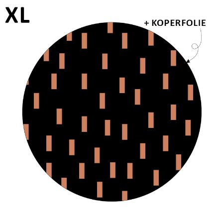 Stickers XL 'Falling lines' multicolor 65mm - 8 stuks-Gifts-Kraaltjes van Renate