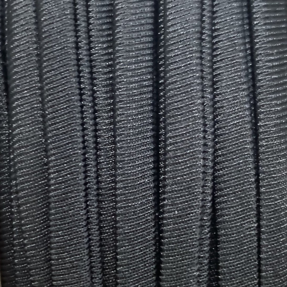 Stitched elastisch lint Anthracite grey - 30cm-Kraaltjes van Renate