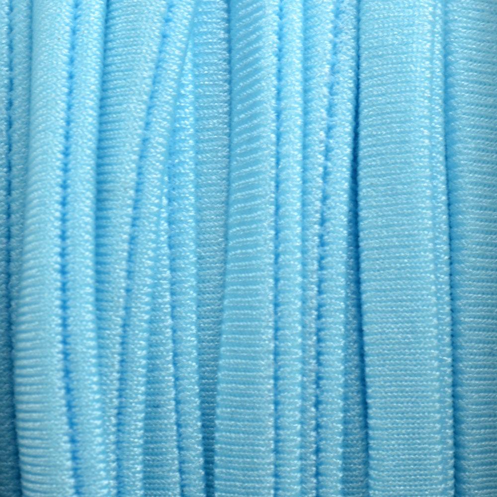 Stitched elastisch lint Licht blauw - 30cm-Kraaltjes van Renate