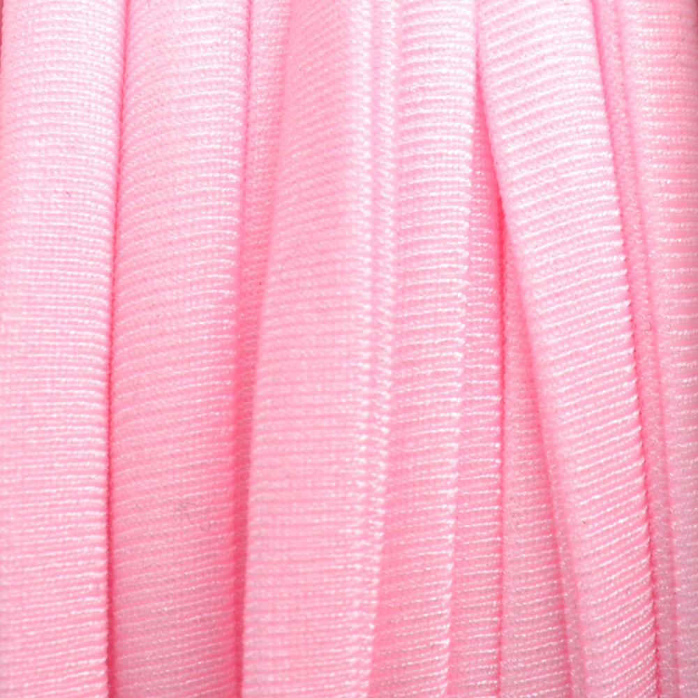 Stitched elastisch lint Licht roze - 30cm-Kraaltjes van Renate