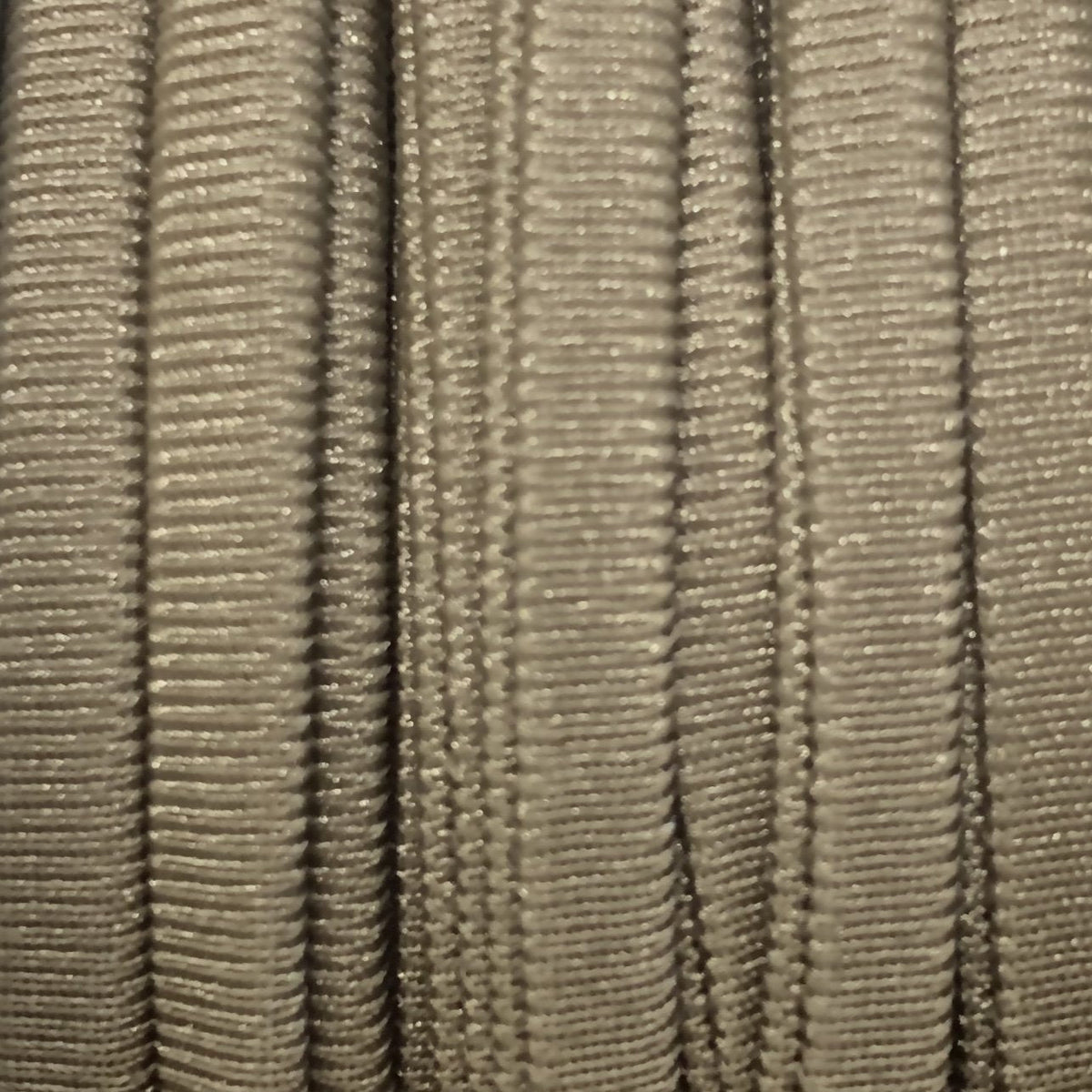 Stitched elastisch lint Metallic taupe - 30cm-Kraaltjes van Renate