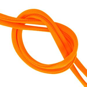 Stitched elastisch lint Neon orange - 30cm-koord-Kraaltjes van Renate