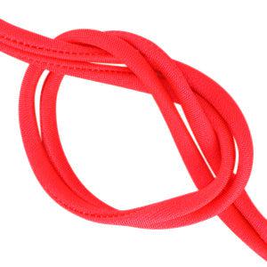 Stitched elastisch lint Neon red - 30cm-koord-Kraaltjes van Renate