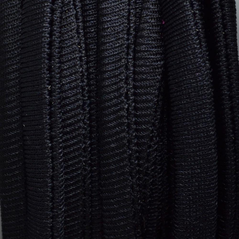 Stitched elastisch lint Zwart - 30cm-Kraaltjes van Renate