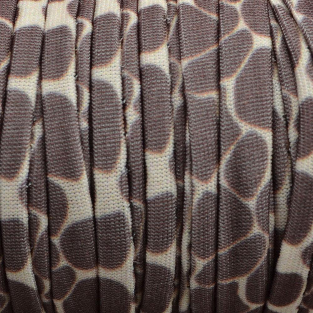 Stitched elastisch lint giraffe Brown-beige - 30cm-Kraaltjes van Renate