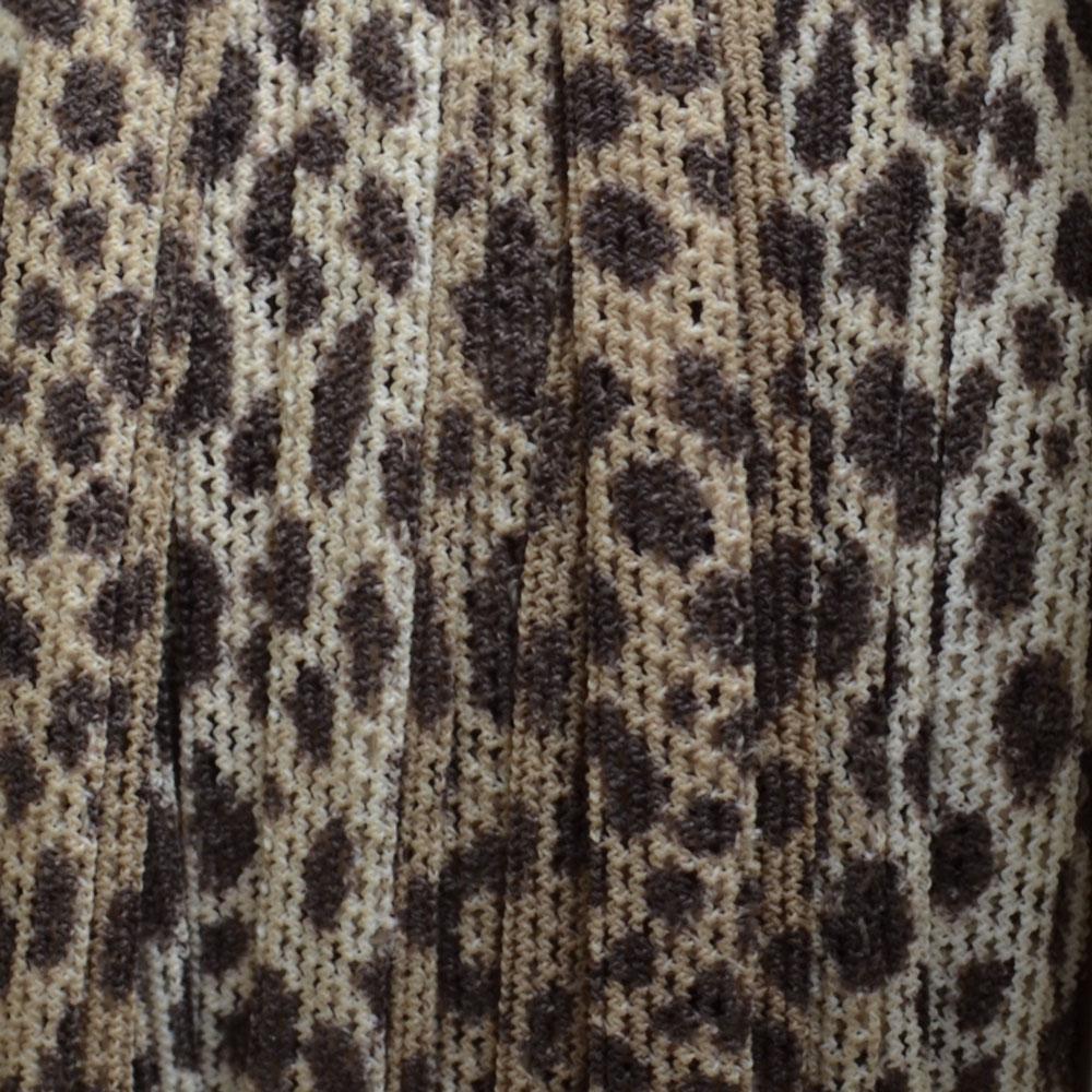 Stitched elastisch lint leopard mesh - 30cm-Kraaltjes van Renate