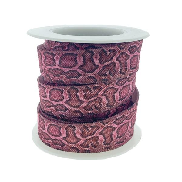 Stitched elastisch lint red - 30cm-Kraaltjes van Renate