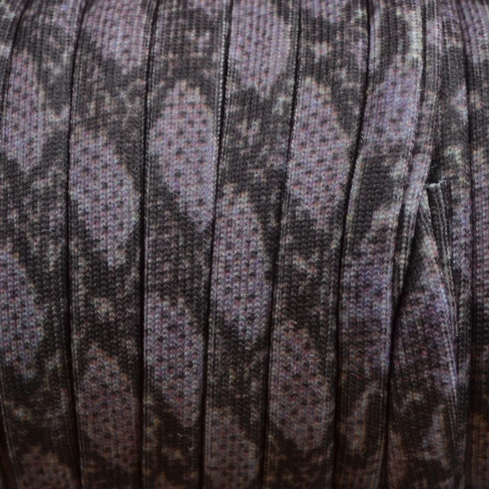 Stitched elastisch lint snake Dark purple - 30cm-Kraaltjes van Renate