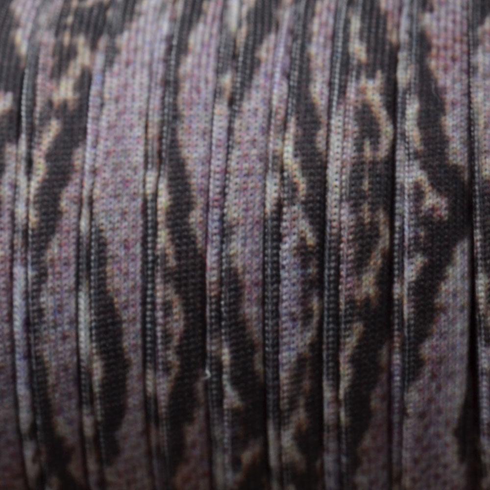 Stitched elastisch lint snake Lila-grey - 30cm-Kraaltjes van Renate