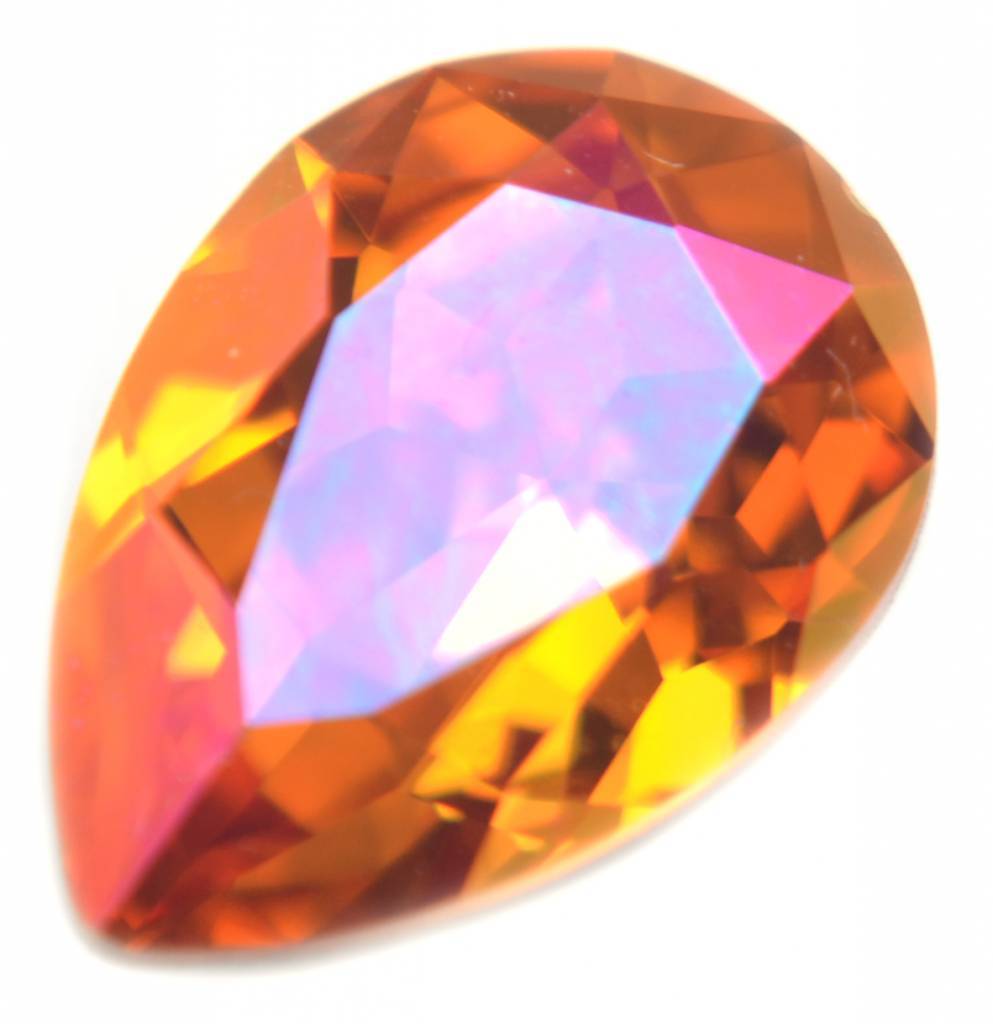 Swarovski druppel Crystal Astral Pink 14x10mm-Kraaltjes van Renate