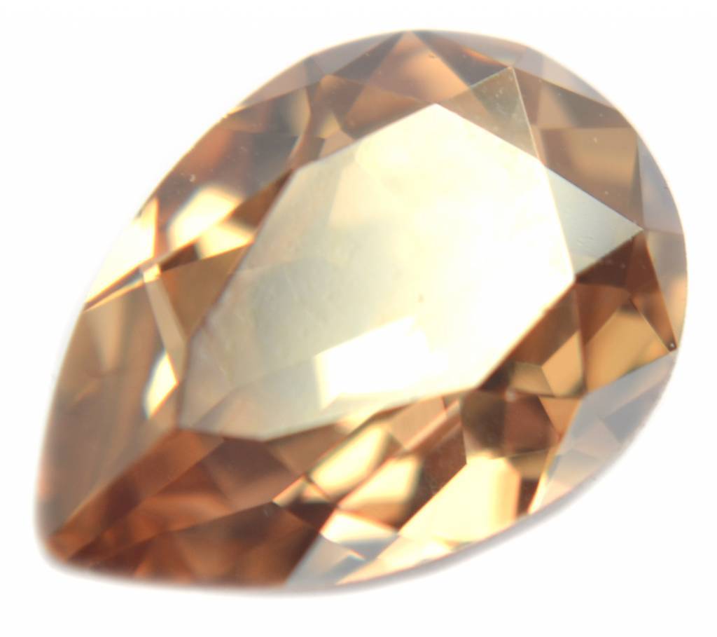 Swarovski druppel Crystal Golden Shadow 14x10mm-Kraaltjes van Renate