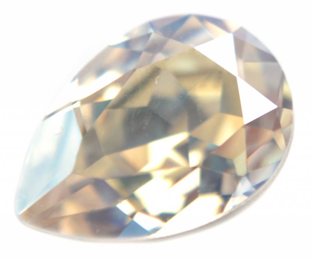 Swarovski druppel Crystal Moonlight 14x10mm-Kraaltjes van Renate