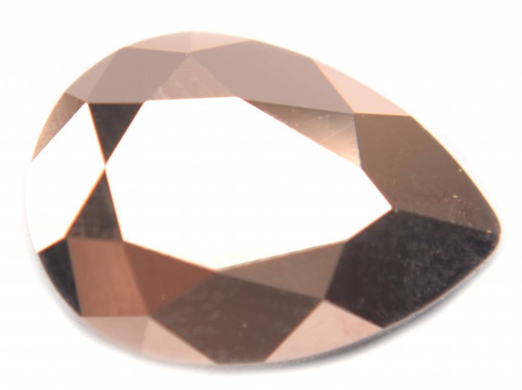 Swarovski druppel Crystal Rose Gold 14x10mm-Kraaltjes van Renate