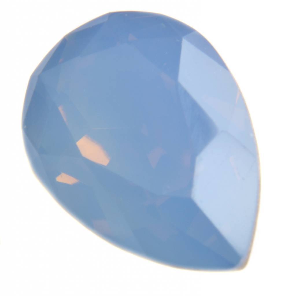 Swarovski druppel air blue opal 14x10mm-Kraaltjes van Renate