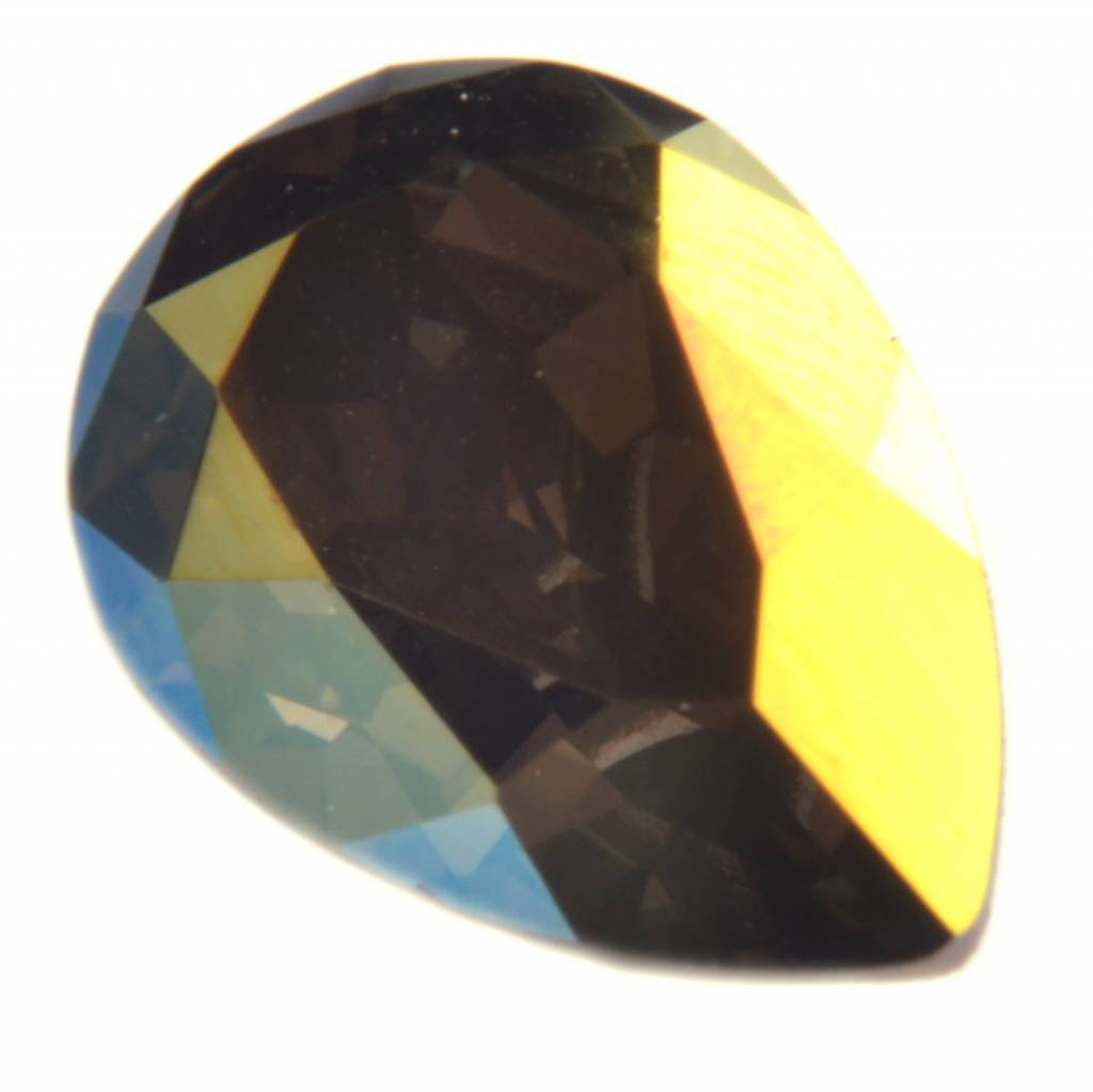 Swarovski druppel crystal iridescent green 14x10mm-Kraaltjes van Renate