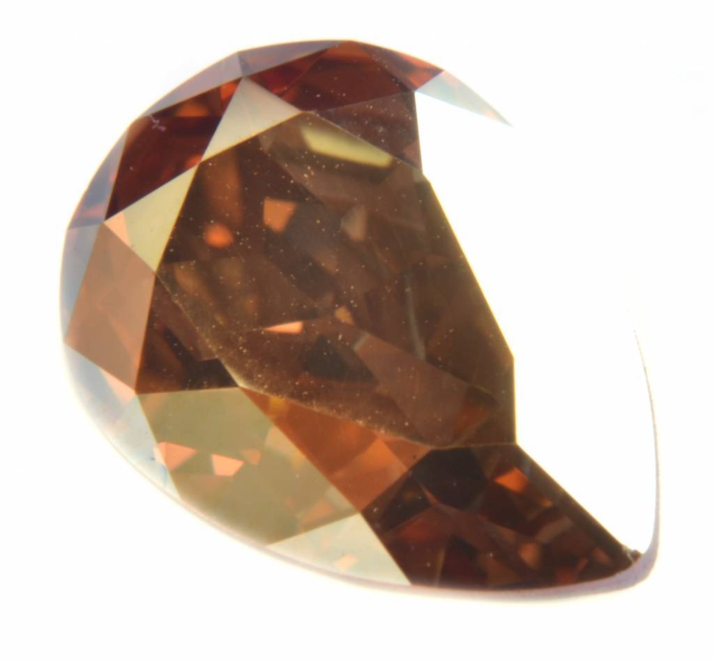 Swarovski druppel crystal metallic sunshine 14x10mm-Kraaltjes van Renate