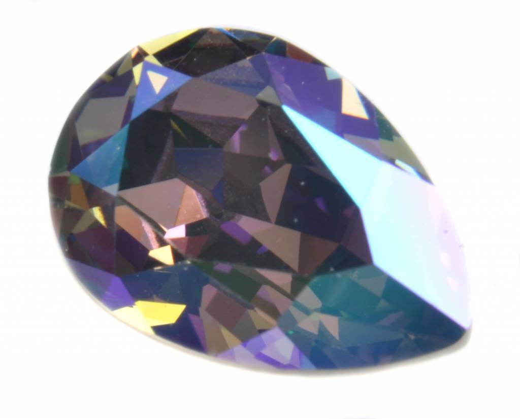 Swarovski druppel crystal paradise shine 14x10mm-Kraaltjes van Renate